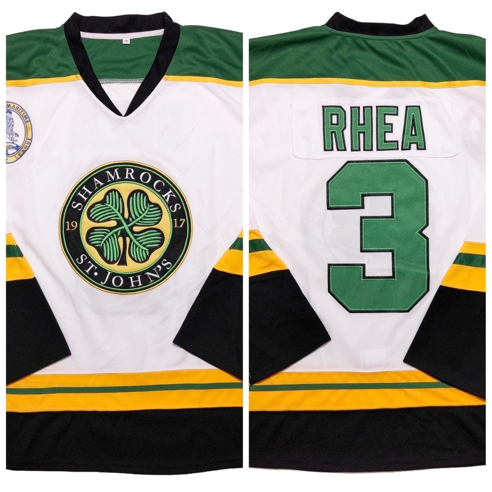 St. John's Shamrocks Hockey Jersey Ross The Boss Rhea Goon Movie Medium M